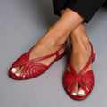 Made to order ships in 3–5 days Low heeled fish mouth strap beach casual women's sandals