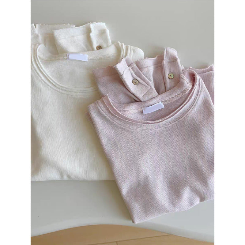 Women's Long Sleeve T-Shirt Relaxed Fit Lightweight Rolled Hem Top