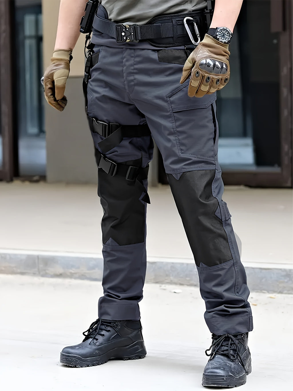Outdoor Tactical Cargo Pants for Men, Multi-Pocket Utility Workwear, Military-Style Training Pants, Instructor Combat Pants, Casual Wear