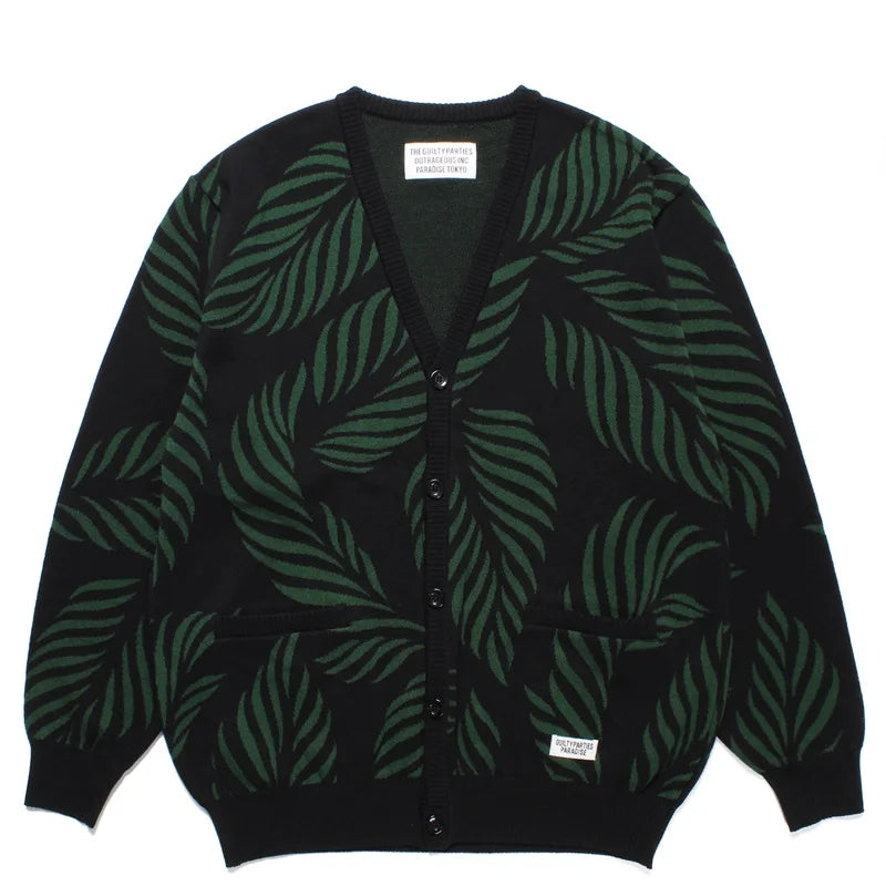 Sweaters Best Quality Knitted Jacquard V-neck Cardigan Mens Womens Loose Casual Wool jumper