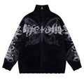 Cardigan with butterfly printed coat