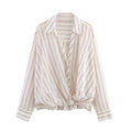 Striped long sleeved shirt