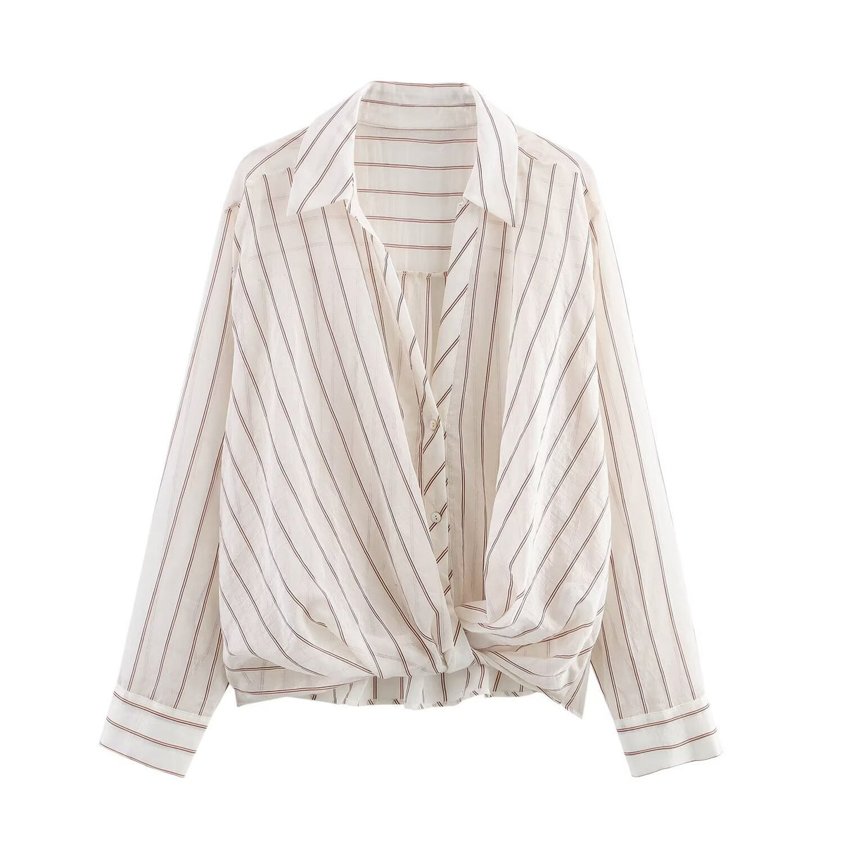 Striped long sleeved shirt