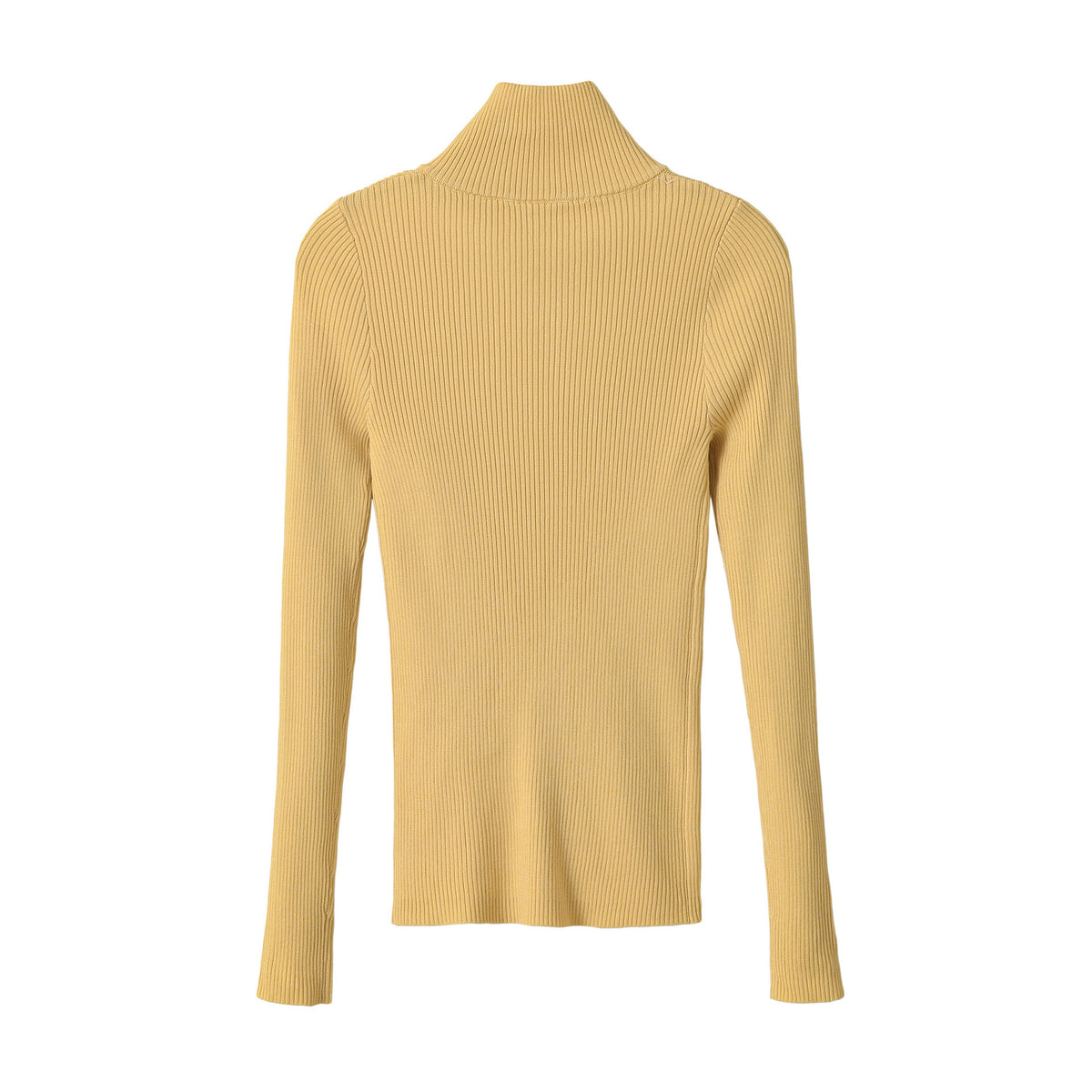 Stand up collar slim fit top