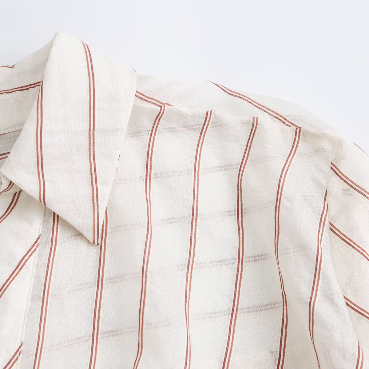 Striped long sleeved shirt