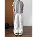 Straight Leg Tapered Jeans for Men Pants
