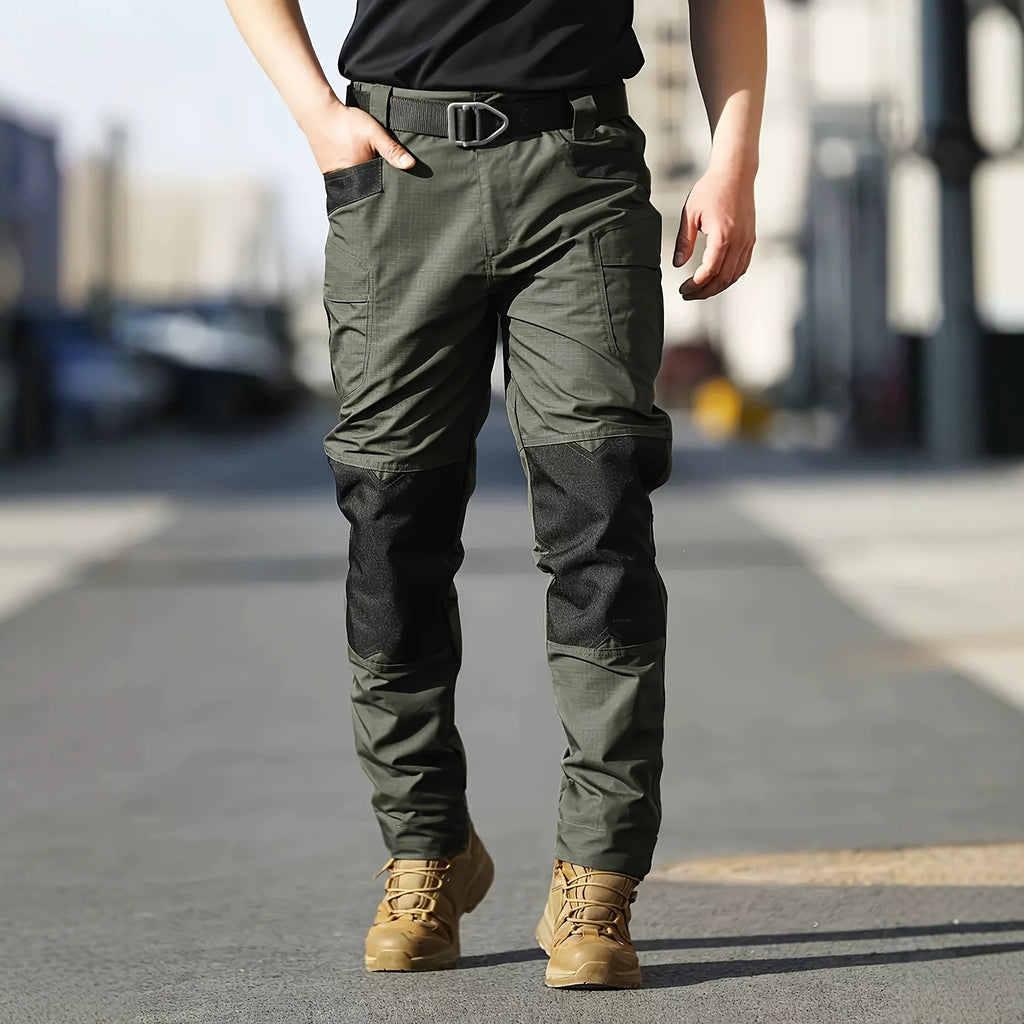 Outdoor Tactical Cargo Pants for Men, Multi-Pocket Utility Workwear, Military-Style Training Pants, Instructor Combat Pants, Casual Wear