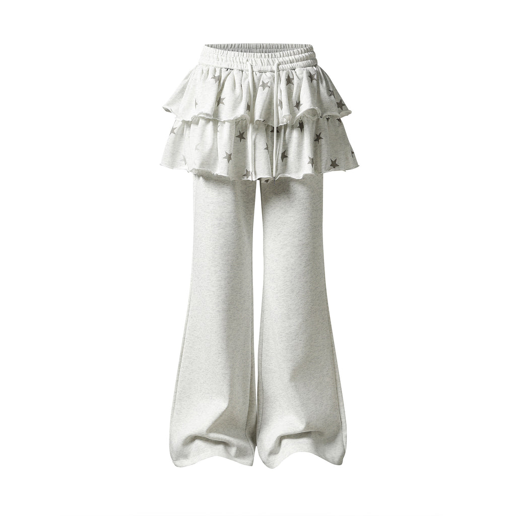 Loose Personality Street Style Sweatpants Spring Summer Cargo Stripe Wide Leg Long Pants for Women