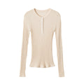 Long sleeved round neck top