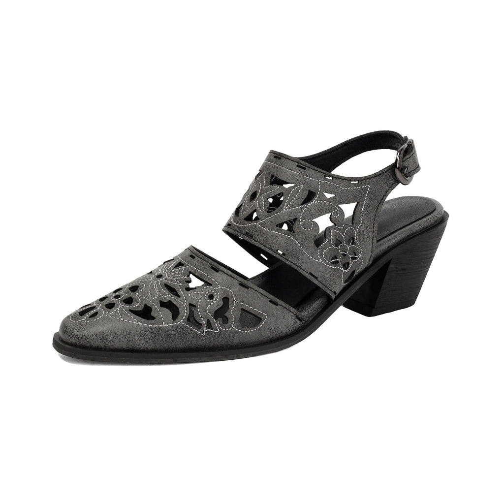 Pointed Toe Hollow Out Western Sandals with Buckle Strap  Summer Fashion Women's Shoes Made to order, ships in 7 days