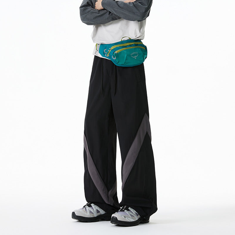 Outdoor Functional Moisture-Wicking Quick-Dry Durable Cargo Pants, Loose Drop Shoulder Silhouette, Ready Stock Direct Shipping