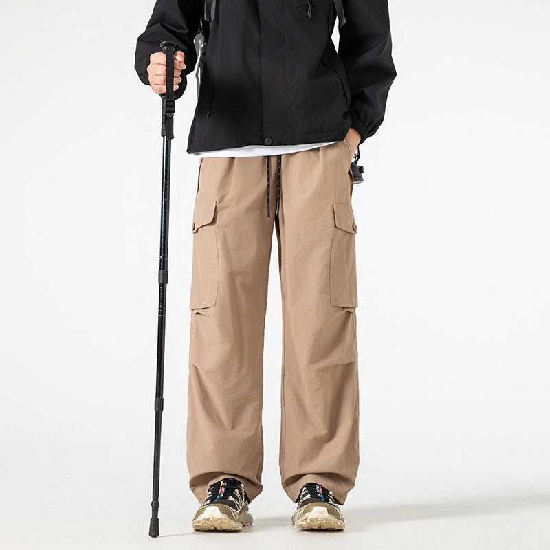 Spring Summer New Casual Pants Lightweight Sport Outdoor Hiking Pants All-Season Long Pants Straight Leg Pants