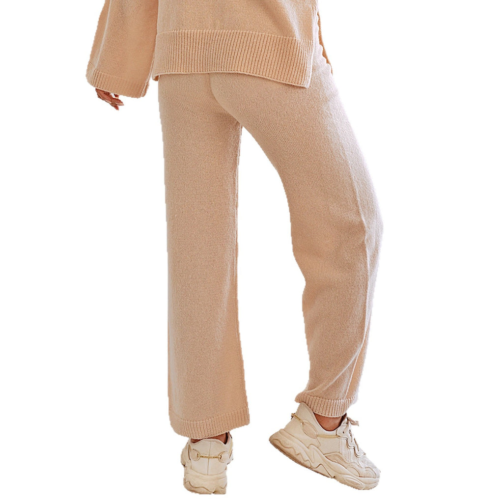 ChicWomen's Loose Tummy-Covering Straight-Leg Wide-Leg Casual Pants