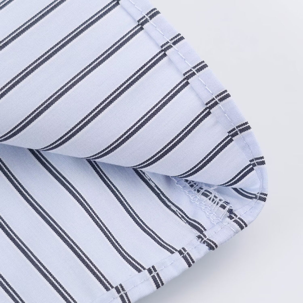 Striped buckle shirt