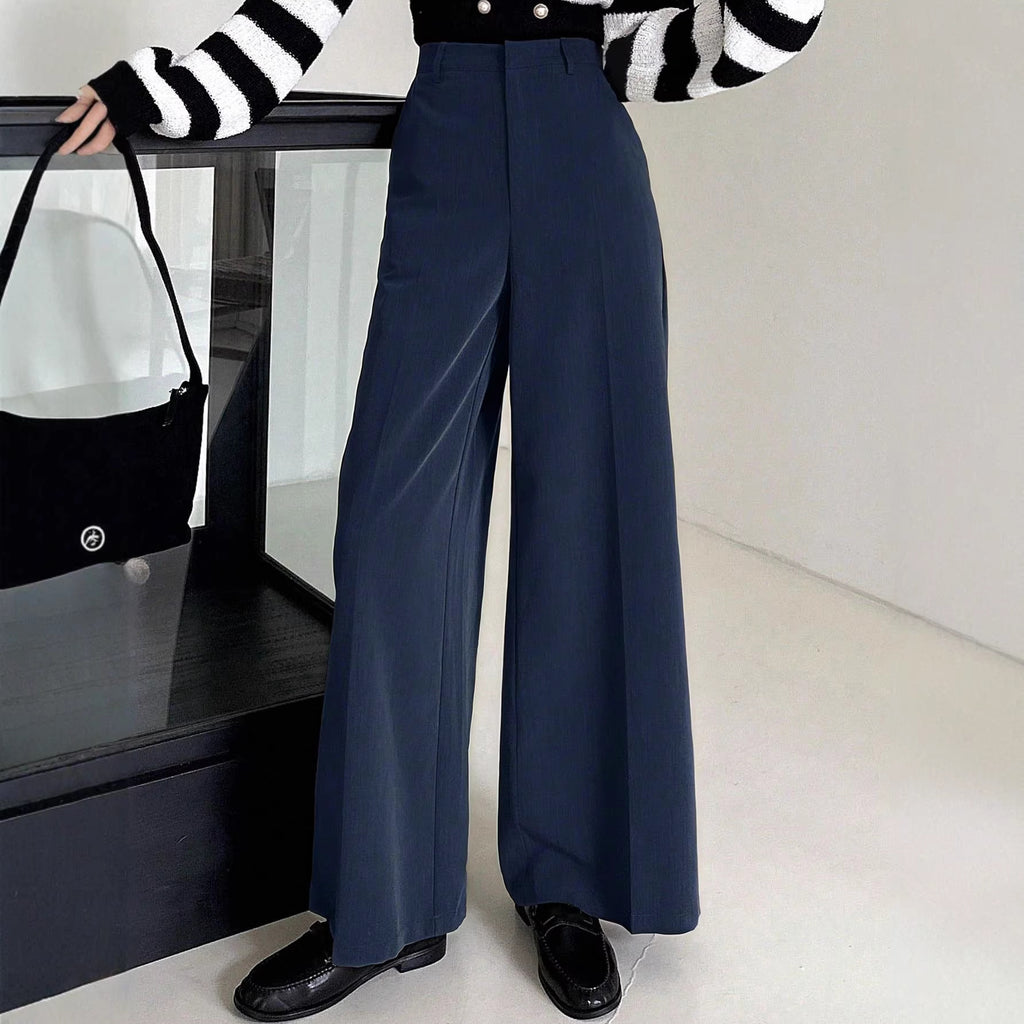 High waisted slimming suit pants