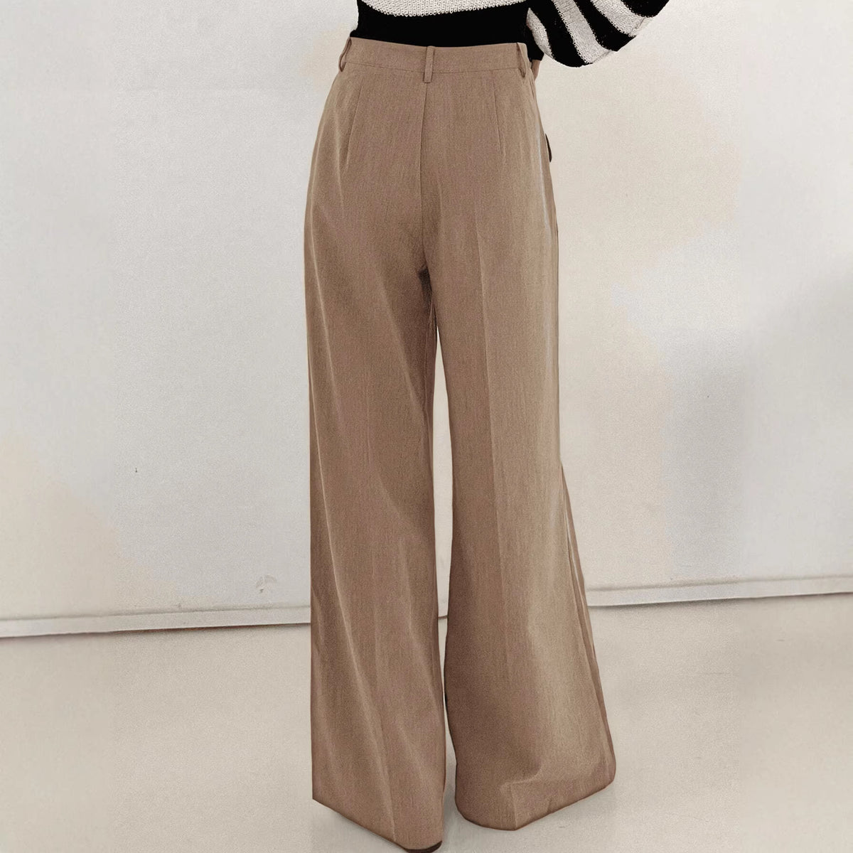 High waisted slimming suit pants
