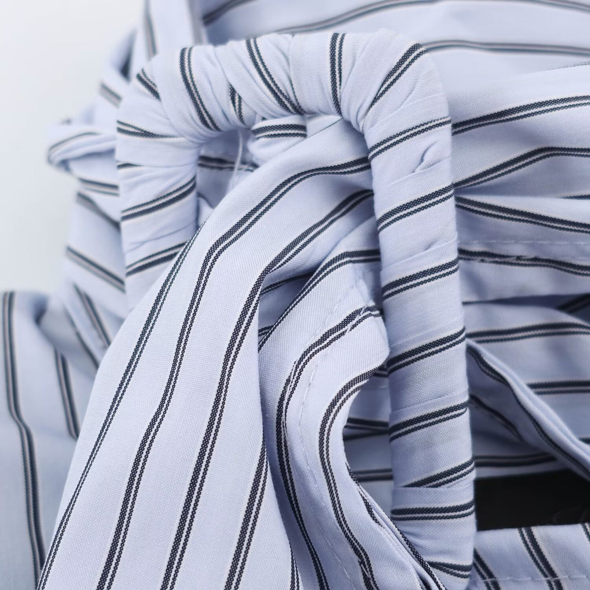 Striped buckle shirt