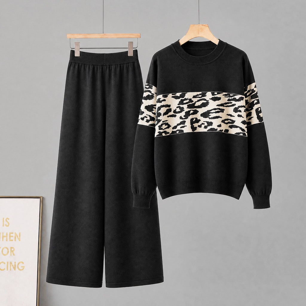 Leopard print suit for women