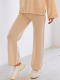 ChicWomen's Loose Tummy-Covering Straight-Leg Wide-Leg Casual Pants