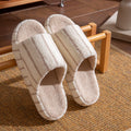 Silent opening slippers for men's home indoor soft thick bottom anti slip floor slippers