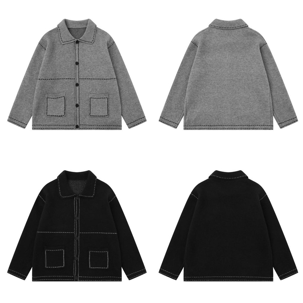 Men's and women's knitted jackets