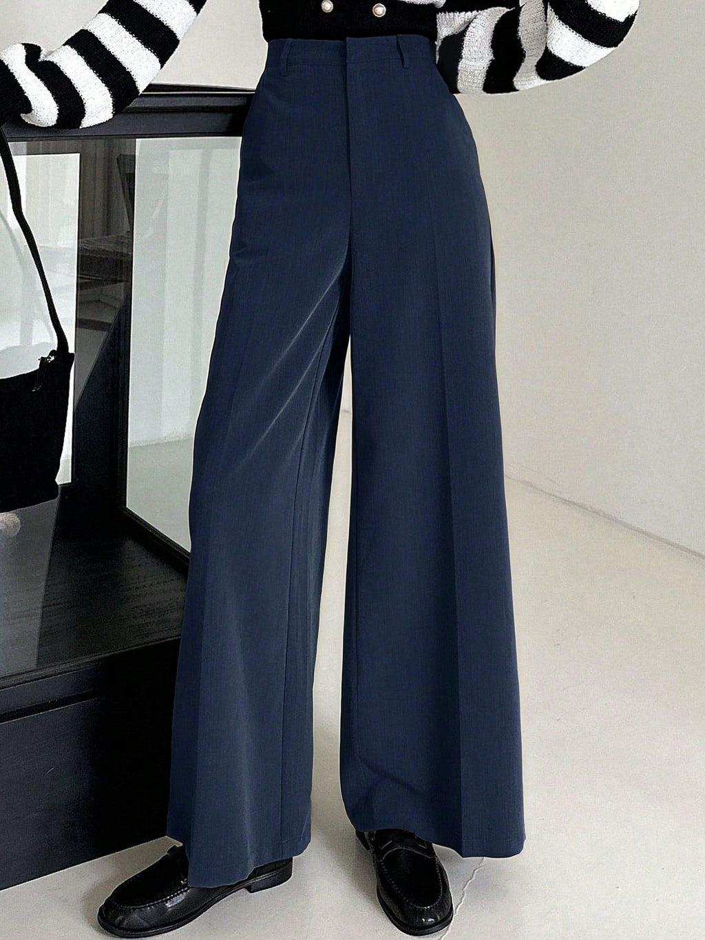 High waisted slimming suit pants