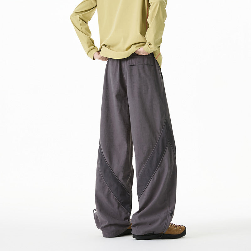 Outdoor Functional Moisture-Wicking Quick-Dry Durable Cargo Pants, Loose Drop Shoulder Silhouette, Ready Stock Direct Shipping