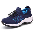 Trendy Mesh Knit SneakersSlip-On Shoes, Breathable Athletic Shoes