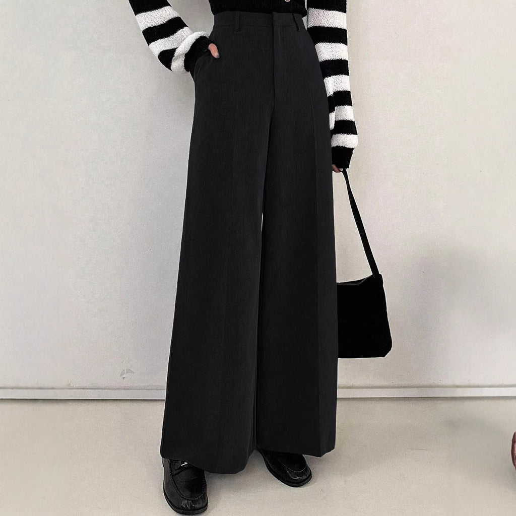High waisted slimming suit pants
