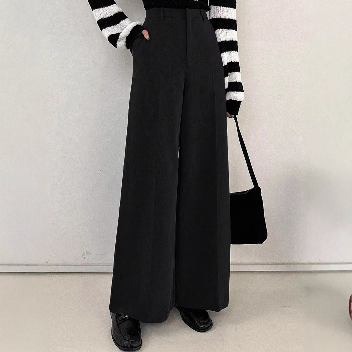 High waisted slimming suit pants