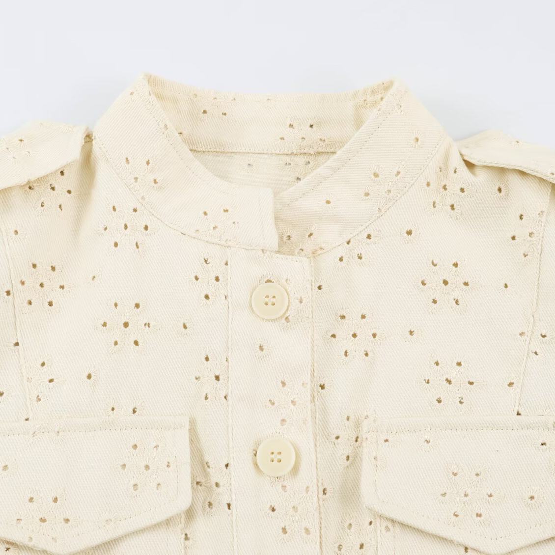 Hollow embroidery jacket