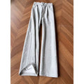 Loose Straight Leg Wide Leg Pants, High-end Slim Fit Flared Trousers