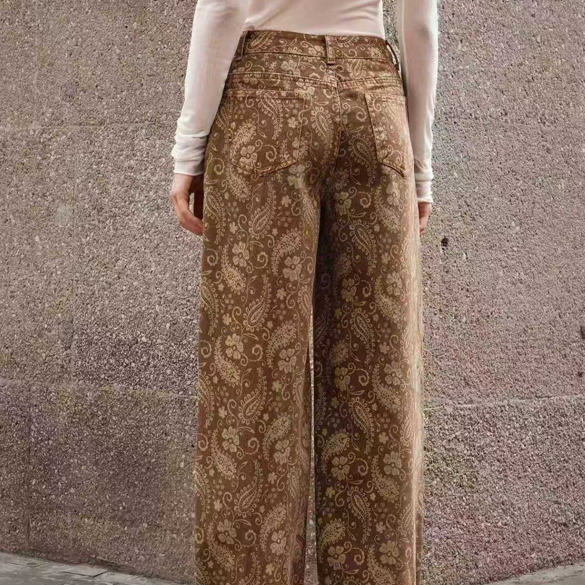 Straight tube slimming women's pants