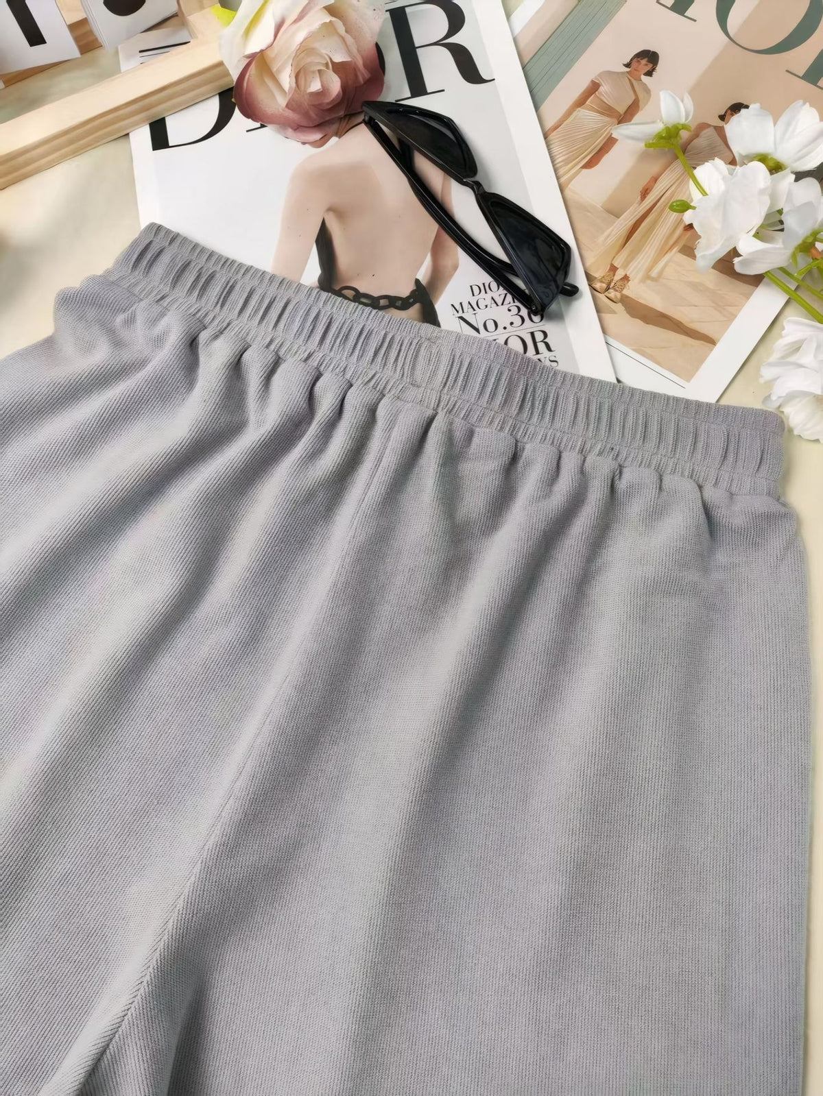 Loose straight leg pants for women