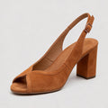 Made to order ships in 3–5 days Coarse heeled women's shoes high heels fish mouth empty back simple sandals for women