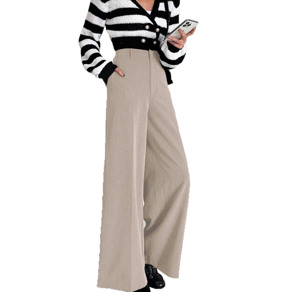 High waisted slimming suit pants