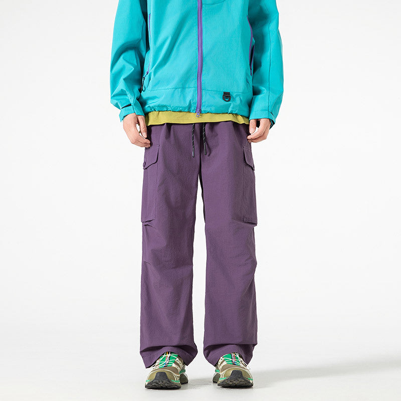 Spring Summer New Casual Pants Lightweight Sport Outdoor Hiking Pants All-Season Long Pants Straight Leg Pants