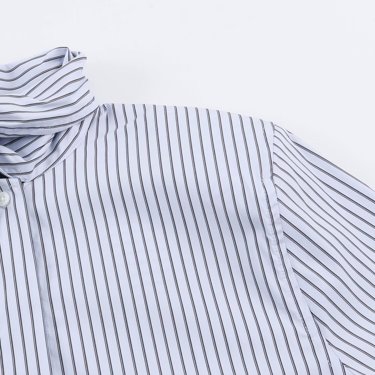 Striped buckle shirt