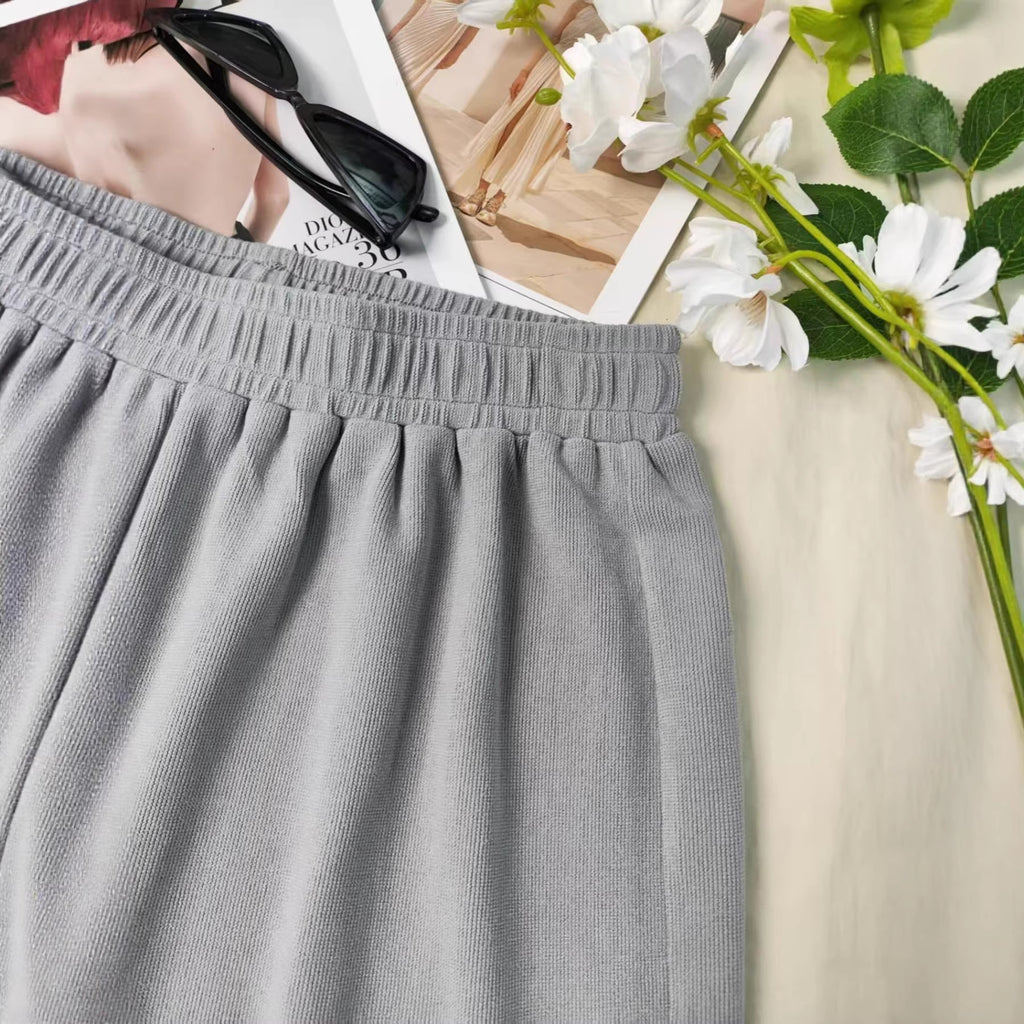 Loose straight leg pants for women