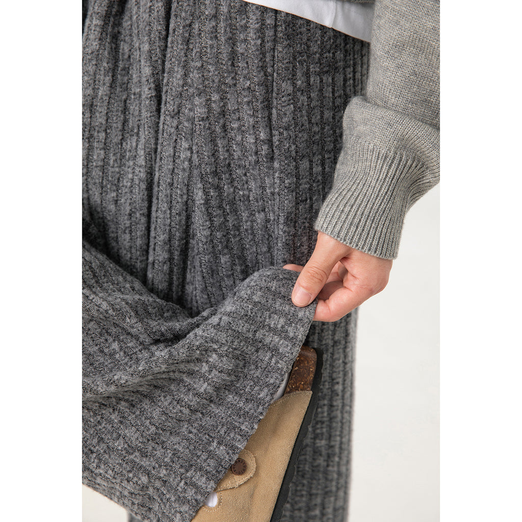 Fleece Loose Drape Casual Pants for Men, Autumn New Heavyweight Quality Sweatpants with Pleated Design, Fashion Brand Long Pants
