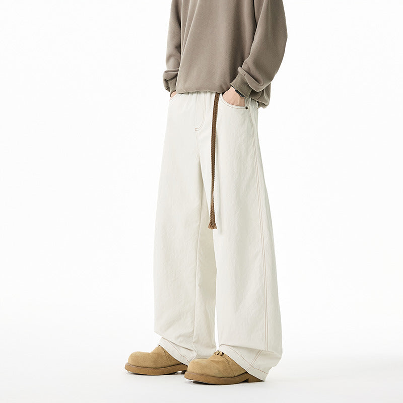 Casual Pants for Men, Urban Commute Outdoor Quick-Dry Windproof Sports, Spring and Autumn New Loose Casual Sporty Versatile Style