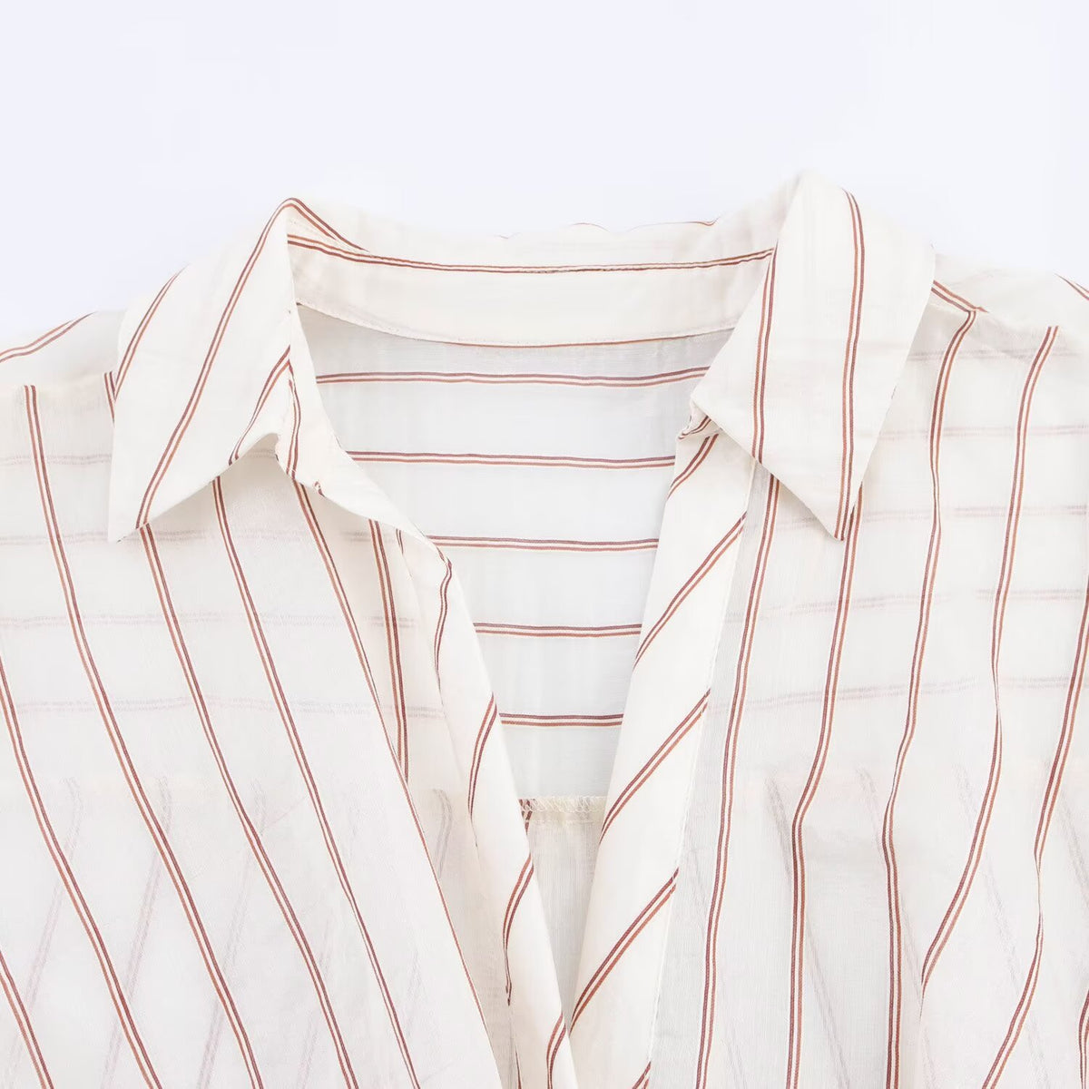 Striped long sleeved shirt