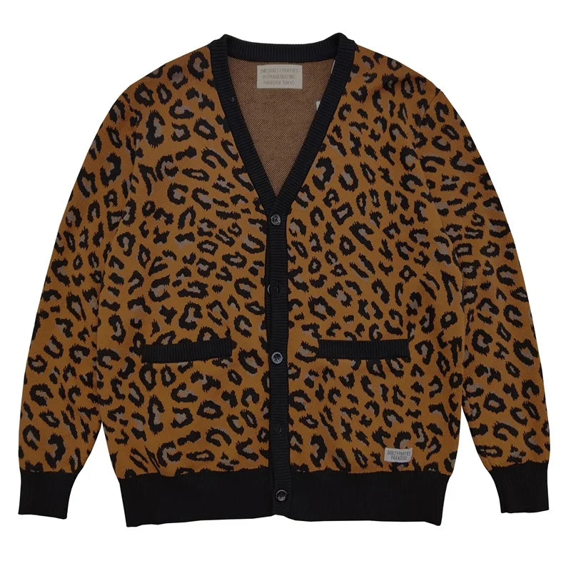 Sweaters Best Quality Knitted Jacquard V-neck Cardigan Mens Womens Loose Casual Wool jumper
