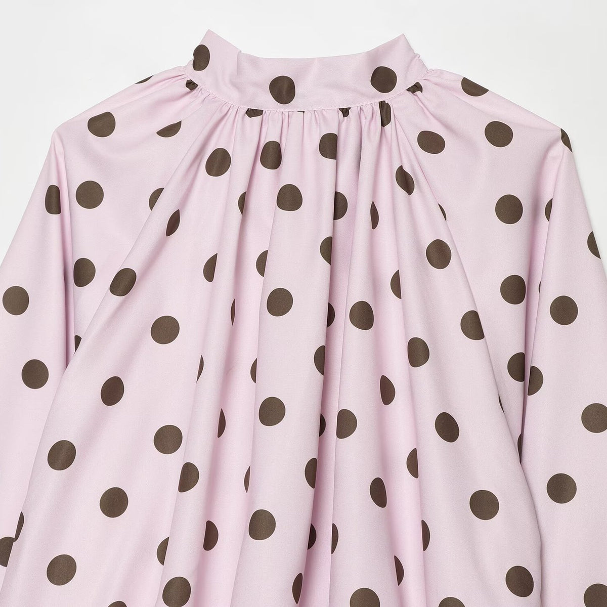 Polka dot back bow design open top