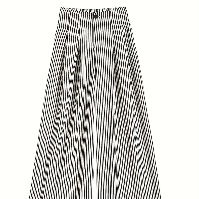 Striped suit pants