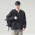 Men's  Long Sleeve Henley Layered Top