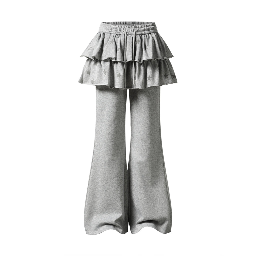 Loose Personality Street Style Sweatpants Spring Summer Cargo Stripe Wide Leg Long Pants for Women