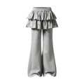 Loose Personality Street Style Sweatpants Spring Summer Cargo Stripe Wide Leg Long Pants for Women
