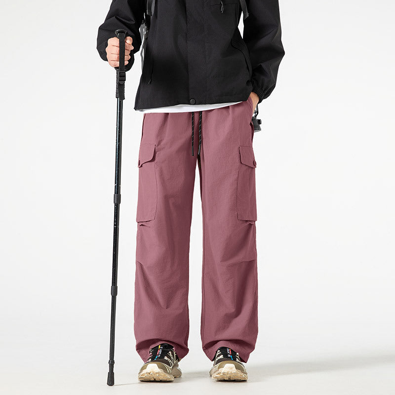 Spring Summer New Casual Pants Lightweight Sport Outdoor Hiking Pants All-Season Long Pants Straight Leg Pants