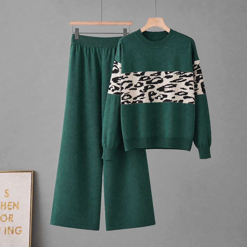 Leopard print suit for women